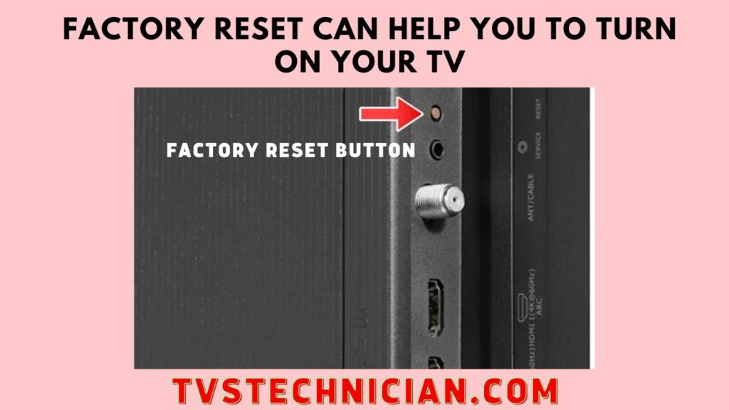 Reset Your TV -TCL TV Won't Turn On How to Fix