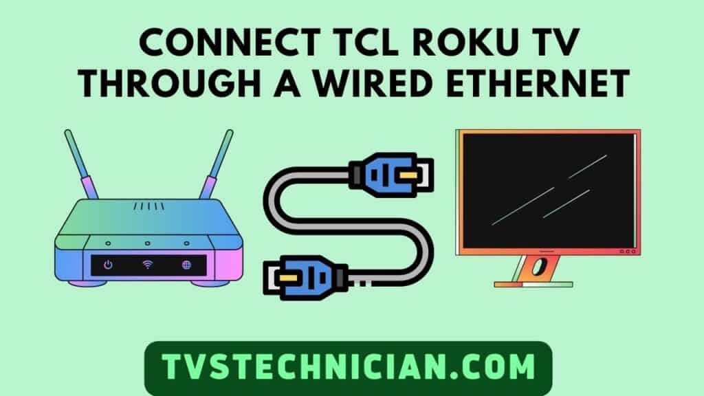 How To Connect TCL TV To WiFi - Use Ethernet Cable