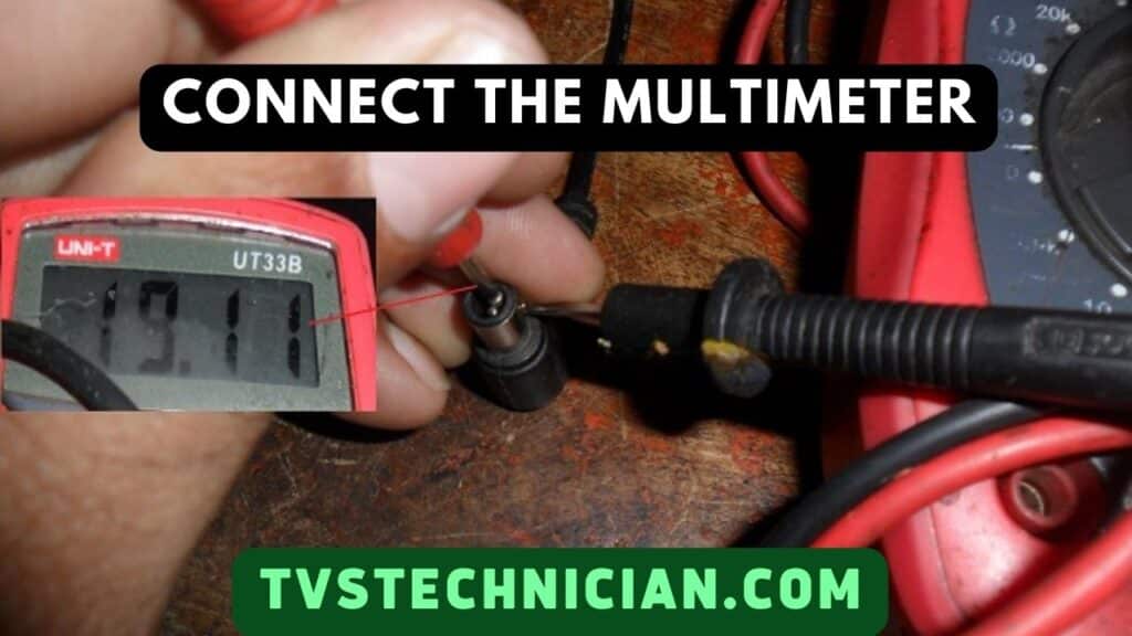 How To Repair TV Main Board - Connect the Multimeter