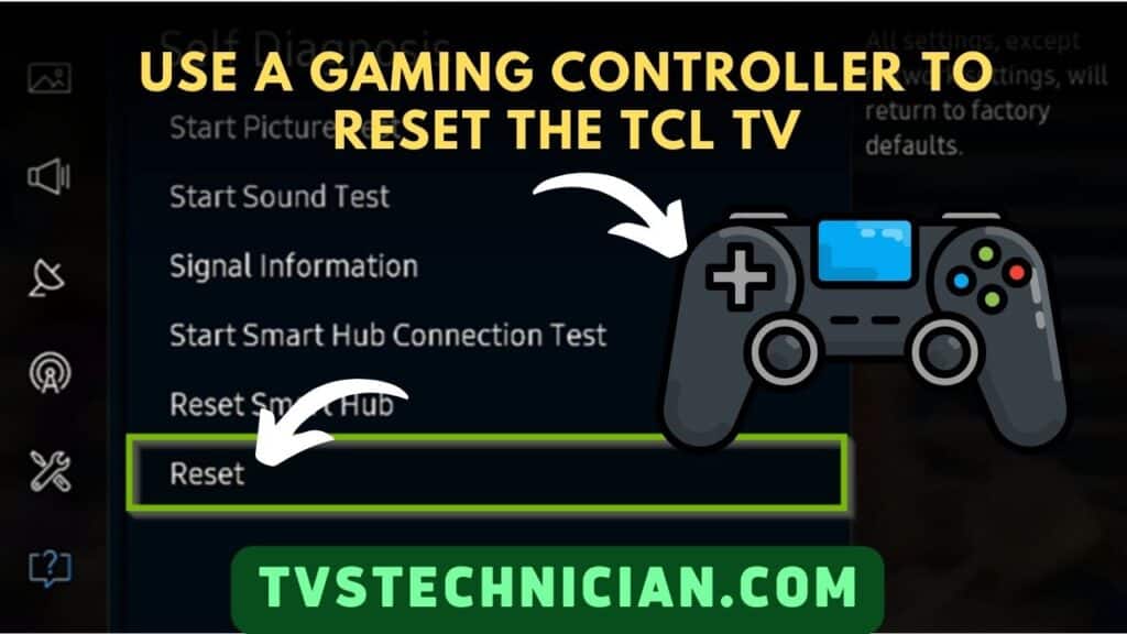 TCL TV Factory Reset Without Remote - Use a Gaming Console to Reset