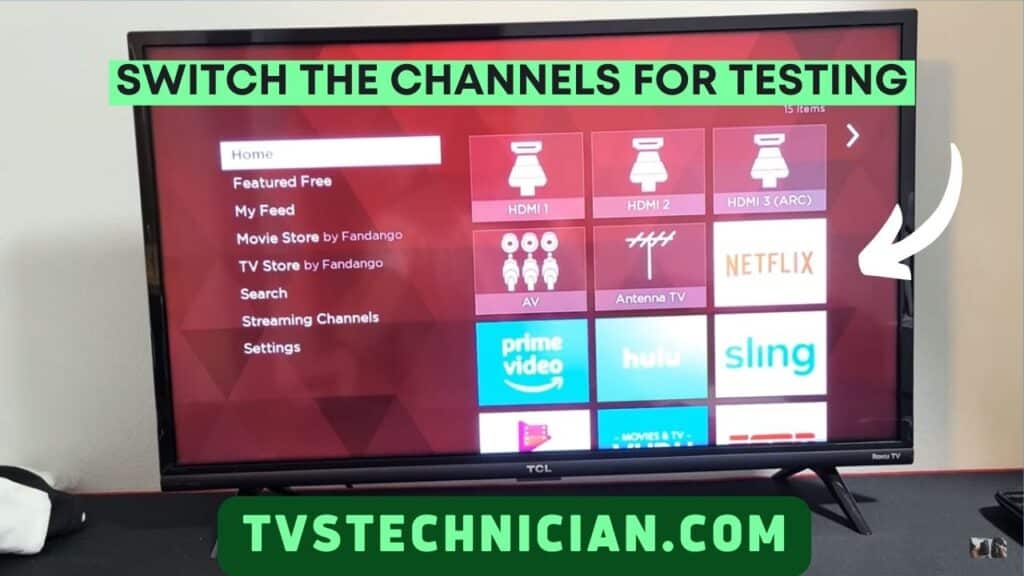 How To Fix TCL TV Lip Sync Problem - Switch the Channels to Check Audio Delay