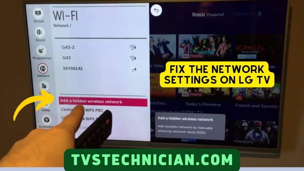 LG TV Could Not Establish A Connection To Access Point - Add Wifi