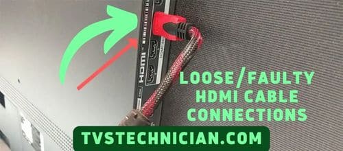LooseFaulty HDMI Cable Connections - TCL Roku TV Keeps Restarting