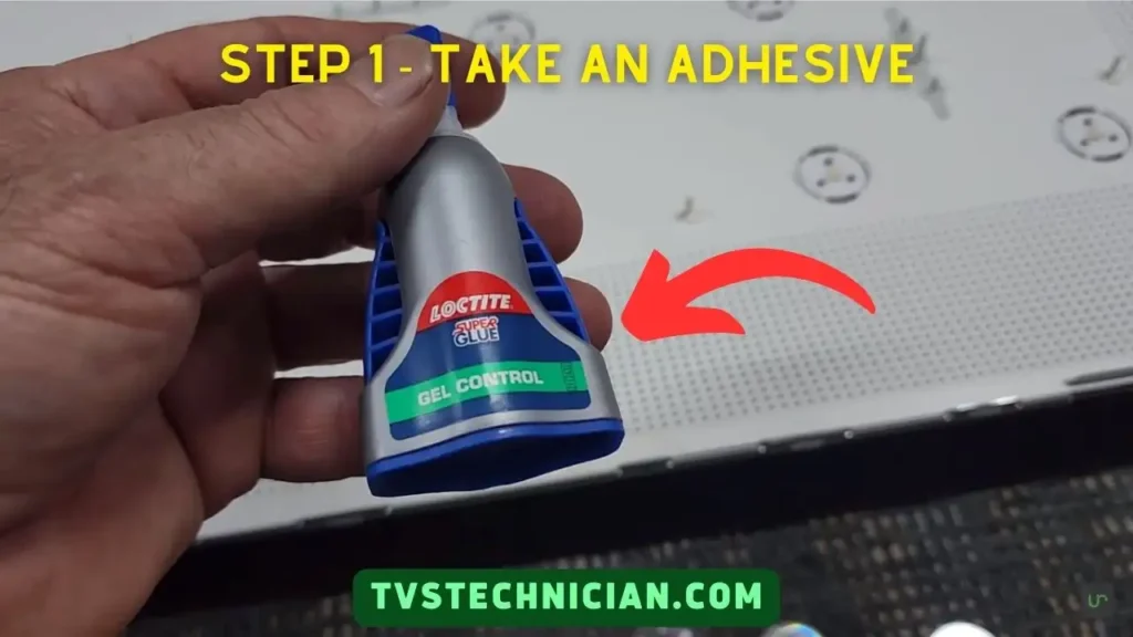 How to fix Bright spots on Samsung TV - Step 1 - Take an Adhesive
