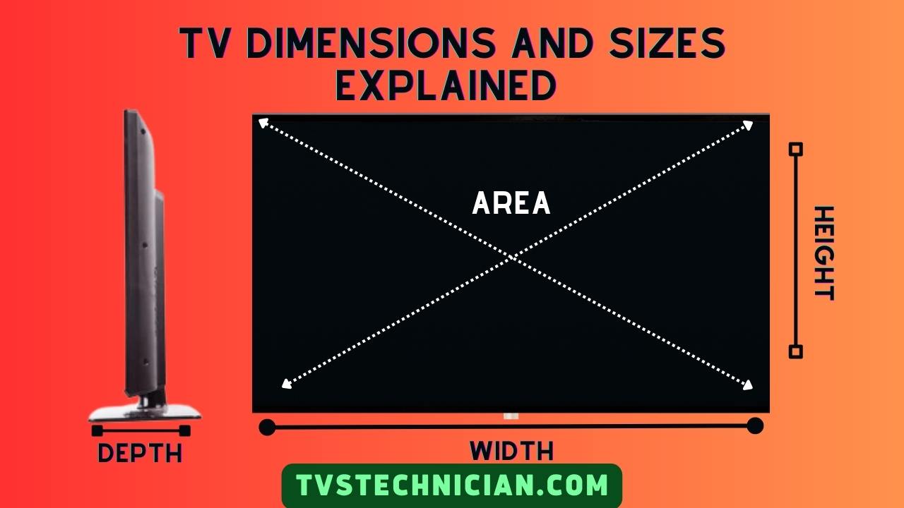 Tv Dimensions and Size Chart