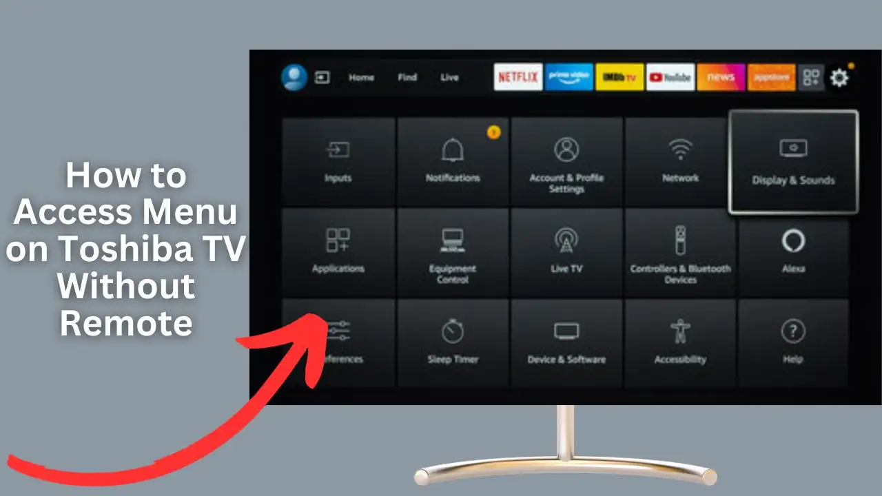 How to Access Menu on Toshiba TV Without Remote