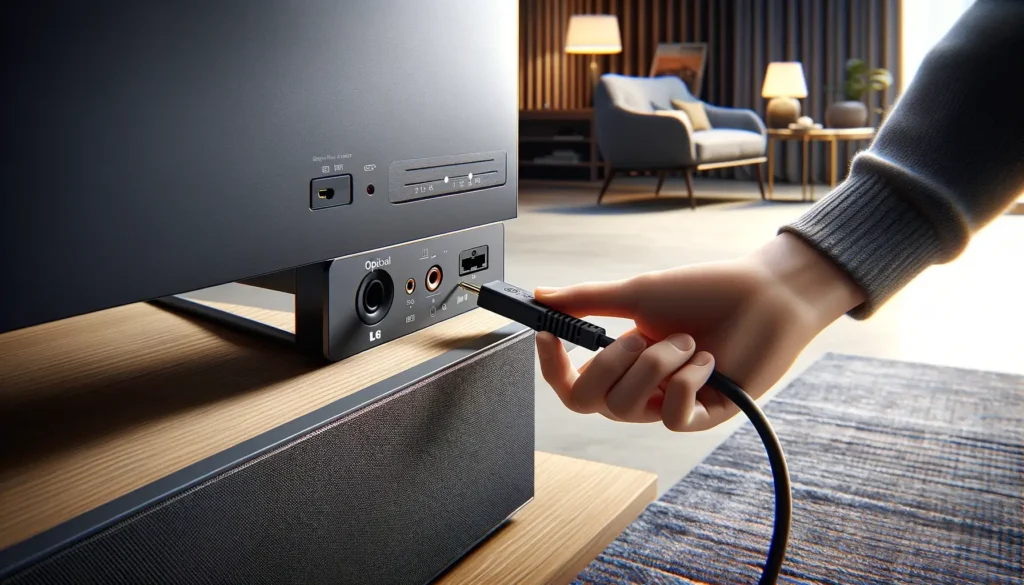 How to Connect Bose Soundbar to LG TV - use hdmi
