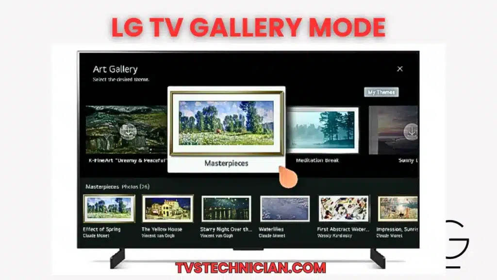 LG TV Gallery Mode